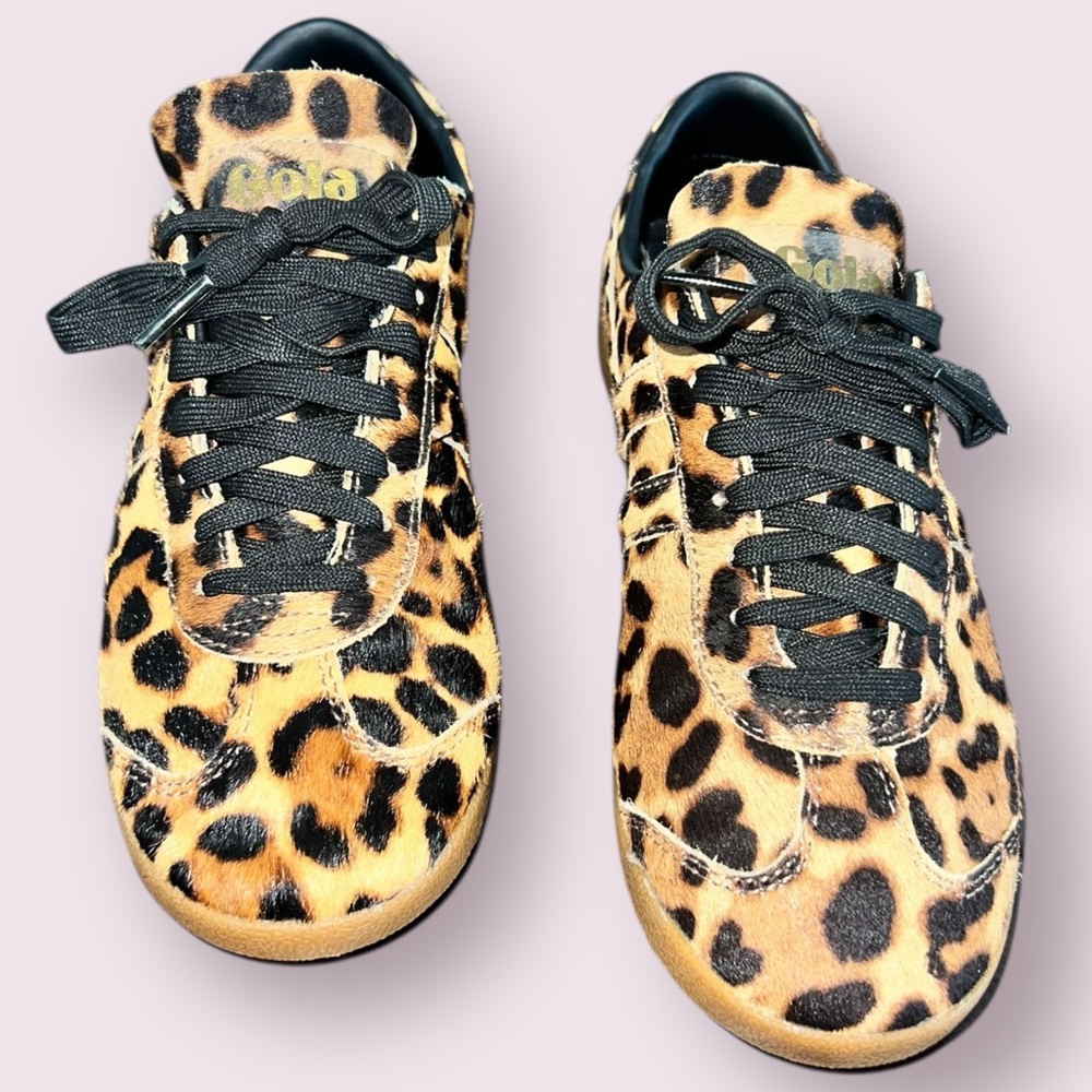 Gola Leopard Print Sneakers